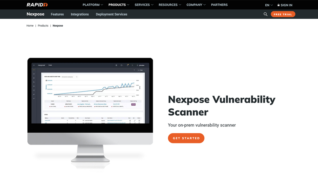 Nexpose Vulnerability Scanner