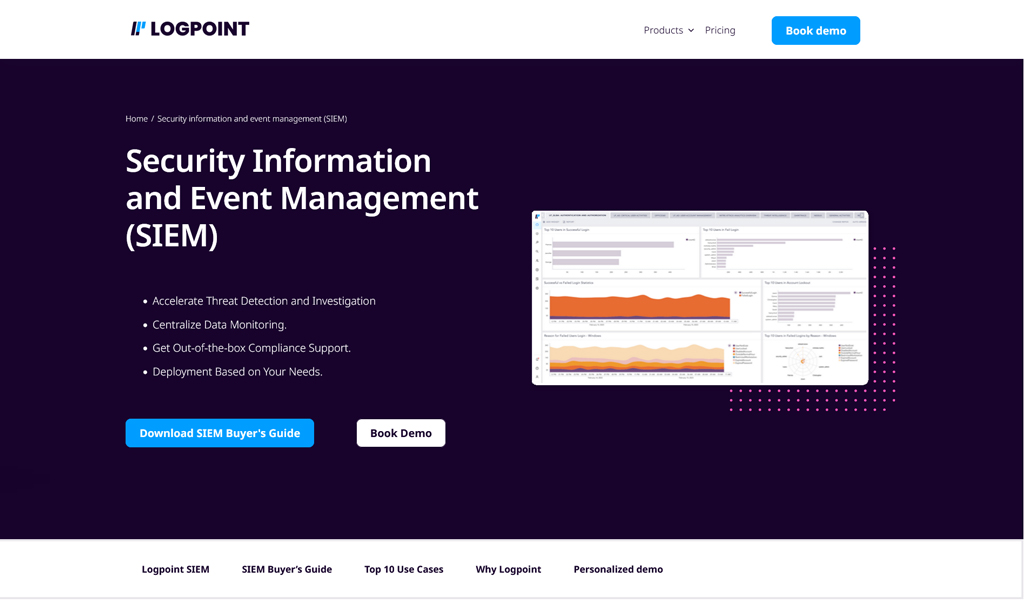 Logpoint's SIEM solution