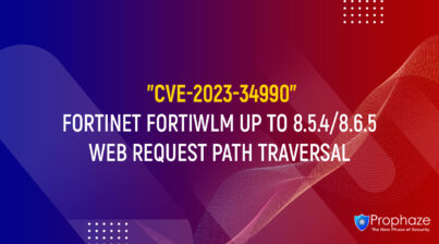 CVE-2023-34990 : FORTINET FORTIWLM UP TO 8.5.4/8.6.5 WEB REQUEST PATH TRAVERSAL