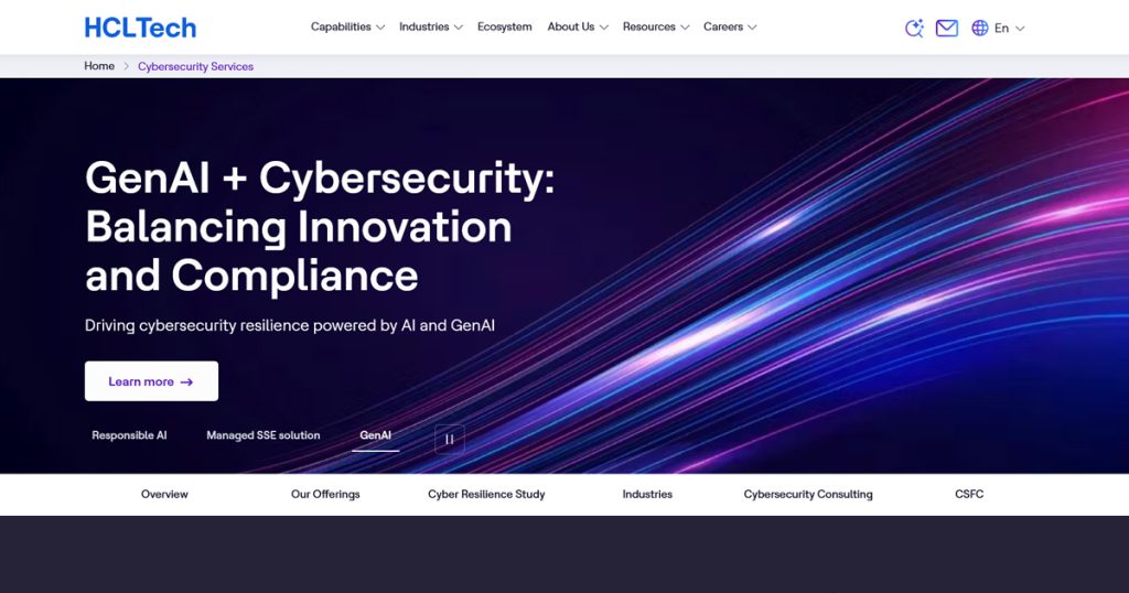 HCLTech Cybersecurity – Cybersecurity Companies in India 2025