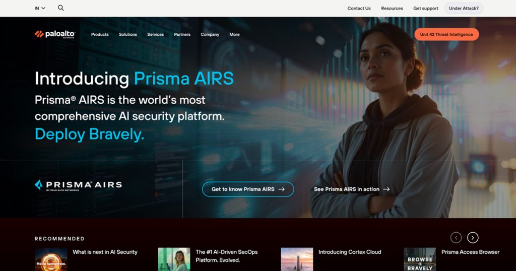 Palo Alto Networks India – Cybersecurity Companies in India 2025