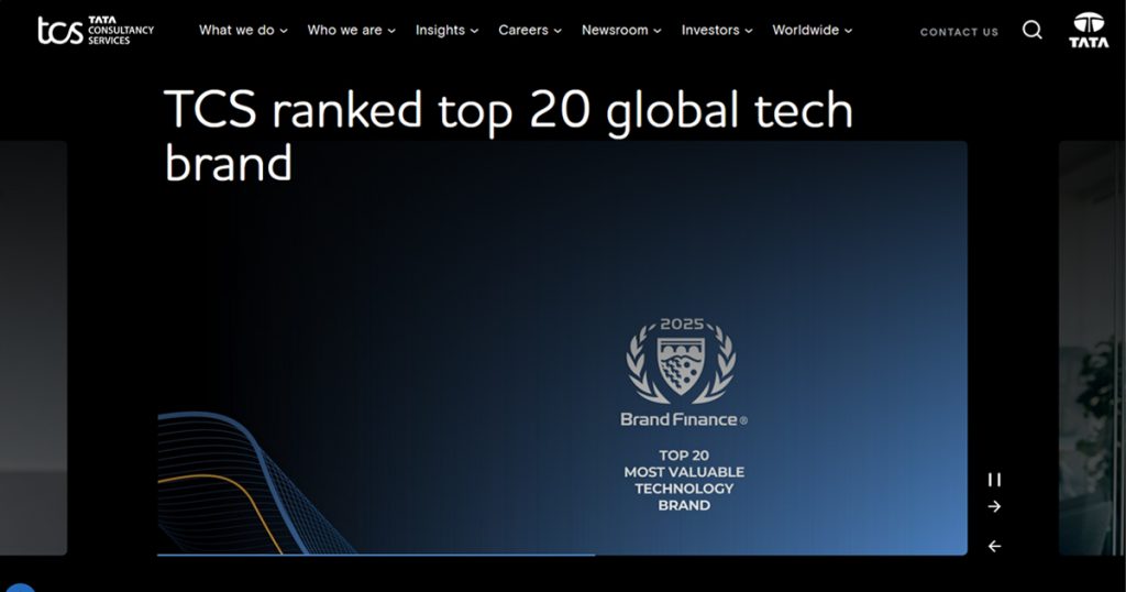 Tata Consultancy Services (TCS) – Cybersecurity Companies in India 2025