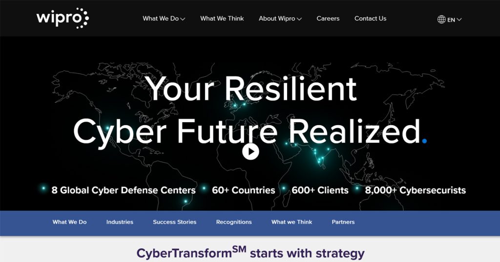 Wipro Cybersecurity – Cybersecurity Companies in India 2025