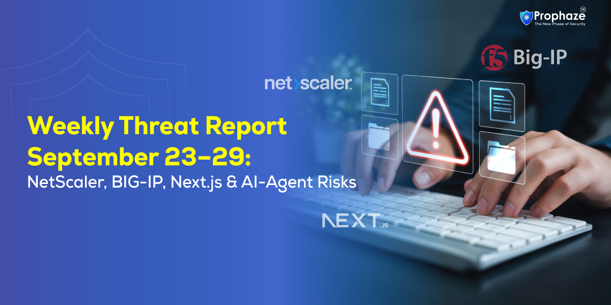 Weekly Threat Report September 23–29, 2026